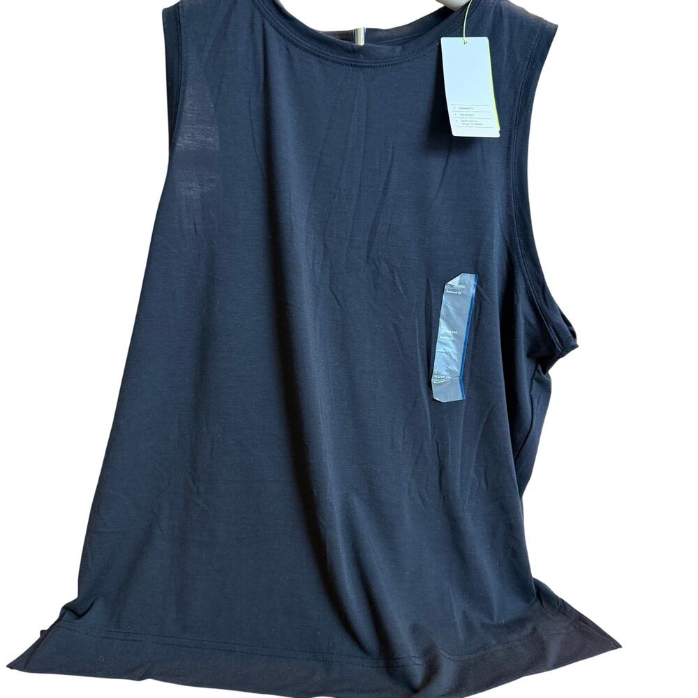 All in Motion Women's Black Active Muscle Tank Top - Size Large - NWT